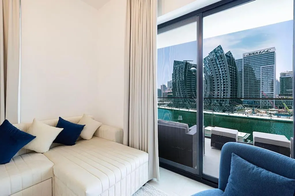 Lux Apartment With Huge Private Lounge I Burj & Canal View Dubai United Arab Emirates